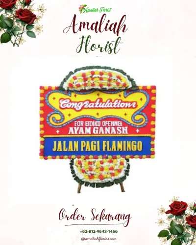 Bunga Papan Congratulation di Ngadikerso